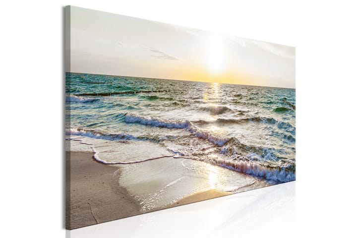 Taulu Calm Waves (1 Part) Narrow Grey 135x45 - Artgeist sp. z o. o. - Sisustustuotteet - Taulu & taide - Canvas-taulu