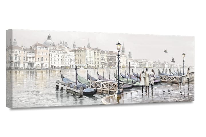 Taulu Canvas Venice Harbour - 60x150 cm - Canvas-taulu - Seinäkoristeet