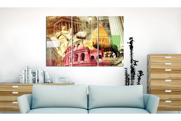 Taulu Charming Rome Triptych 60x40 - Artgeist sp. z o. o. - Sisustustuotteet - Taulu & taide - Canvas-taulu