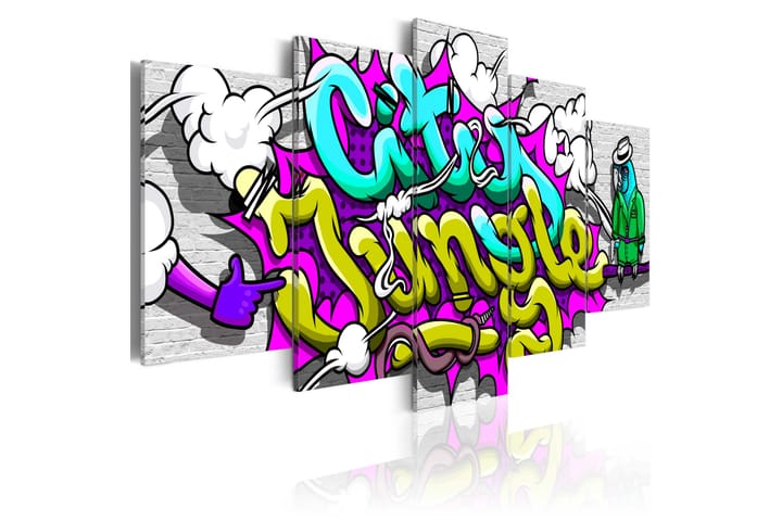 Taulu City Jungle 100x50 - Artgeist sp. z o. o. - Sisustustuotteet - Taulu & taide - Canvas-taulu