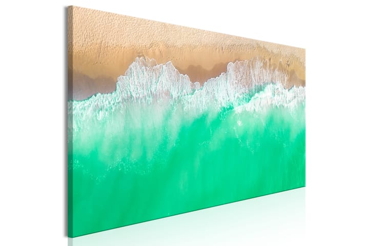 Taulu Coast (1 Part) Narrow Green 120x40 - Artgeist sp. z o. o. - Sisustustuotteet - Taulu & taide - Canvas-taulu