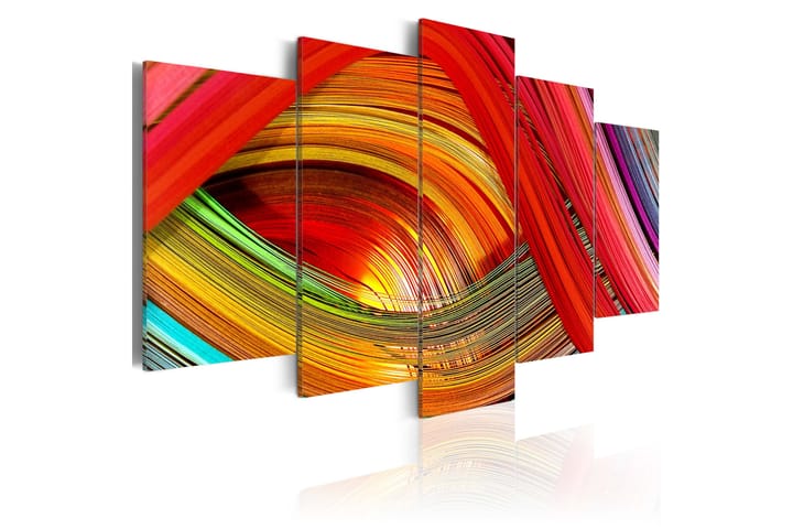Taulu Colorful Strips Abstraction 200x100 - Artgeist sp. z o. o. - Canvas-taulu - Seinäkoristeet