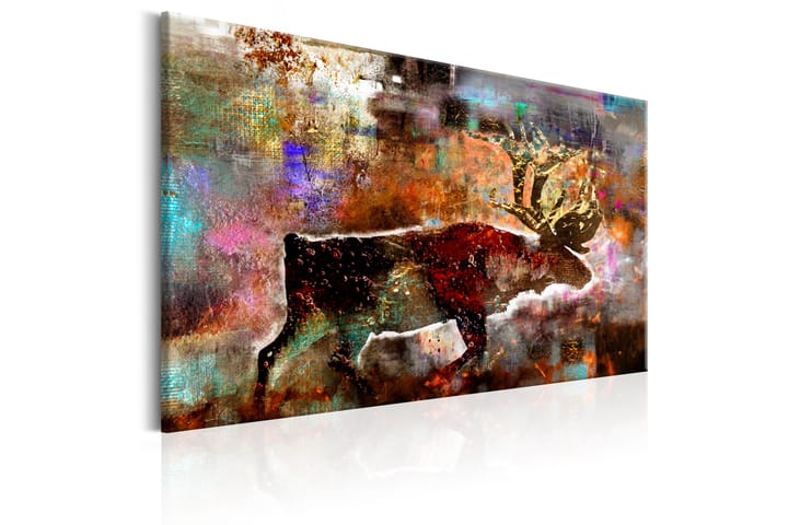 Taulu Colourful Caribou 120x80 - Artgeist sp. z o. o. - Sisustustuotteet - Taulu & taide - Canvas-taulu