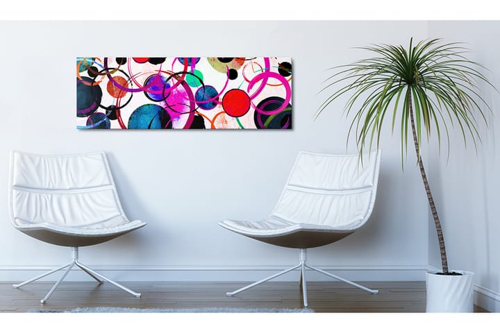 Taulu Colourful Circle 135x45 - Artgeist sp. z o. o. - Sisustustuotteet - Taulu & taide - Canvas-taulu