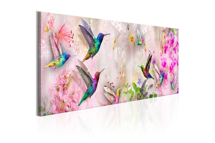 Taulu Colourful Hummingbirds (1 Part) Narrow 135x45 - Artgeist sp. z o. o. - Sisustustuotteet - Taulu & taide - Canvas-taulu