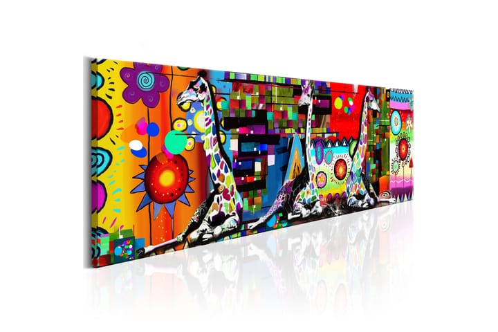 Taulu Colourful Savannah 120x40 - Artgeist sp. z o. o. - Canvas-taulu - Seinäkoristeet