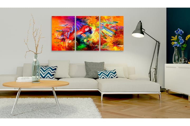 Taulu Colourful Parrot 120x60 - Artgeist sp. z o. o. - Sisustustuotteet - Taulu & taide - Canvas-taulu