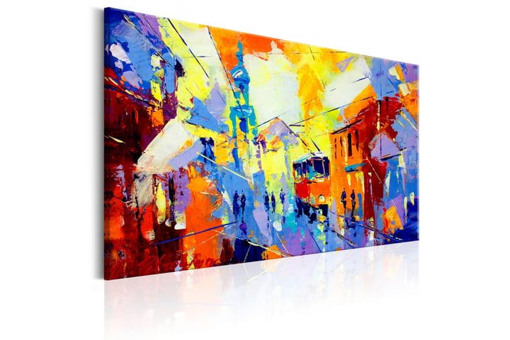 Taulu Colours of the City 120x80 - Artgeist sp. z o. o. - Canvas-taulu - Seinäkoristeet