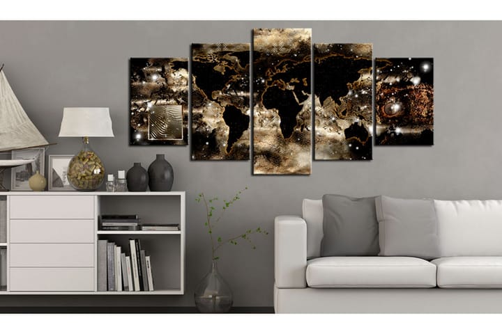 Taulu Continents And Stars 100x50 - Artgeist sp. z o. o. - Sisustustuotteet - Taulu & taide - Canvas-taulu