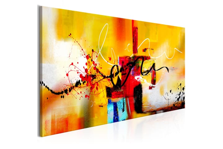 Taulu Crazy Serpentines 1 Part Oranssi Narrow 120x40 - Artgeist sp. z o. o. - Sisustustuotteet - Taulu & taide - Canvas-taulu