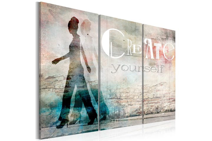 Taulu Create Yourself Triptych 120x80 - Artgeist sp. z o. o. - Sisustustuotteet - Taulu & taide - Canvas-taulu