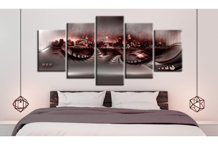 Taulu Crimson City 200x100 - Artgeist sp. z o. o. - Sisustustuotteet - Taulu & taide - Canvas-taulu