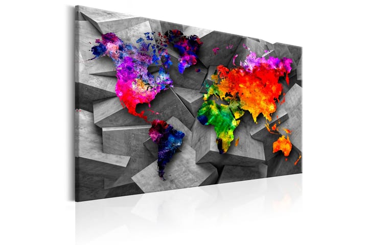 Taulu Cubic World 120x80 - Artgeist sp. z o. o. - Sisustustuotteet - Taulu & taide - Canvas-taulu