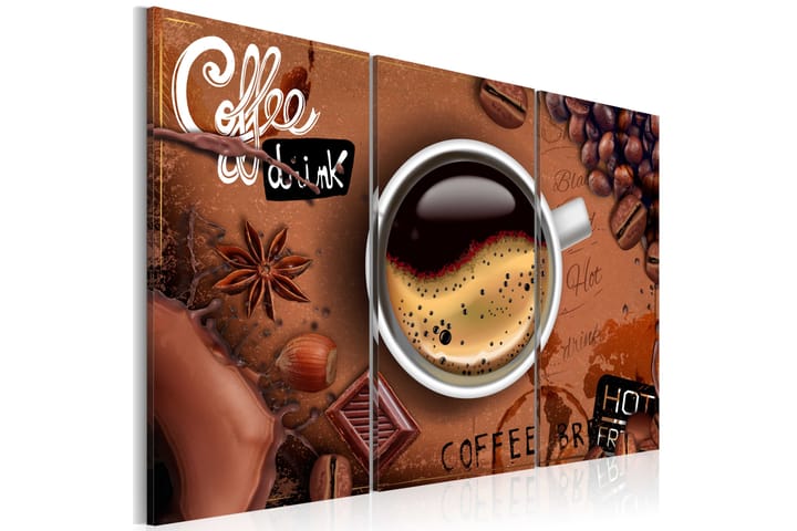 Taulu Cup Of Hot Coffee 90x60 - Artgeist sp. z o. o. - Canvas-taulu - Seinäkoristeet