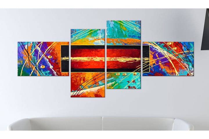 Taulu Dance Of Rainbow 100x45 - Artgeist sp. z o. o. - Sisustustuotteet - Taulu & taide - Canvas-taulu