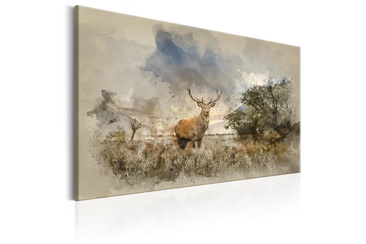 Taulu Deer in Field 120x80 - Artgeist sp. z o. o. - Sisustustuotteet - Taulu & taide - Canvas-taulu