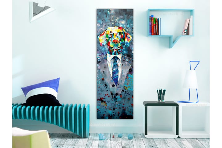 Taulu Dog in a Suit 45x135 - Artgeist sp. z o. o. - Sisustustuotteet - Taulu & taide - Canvas-taulu