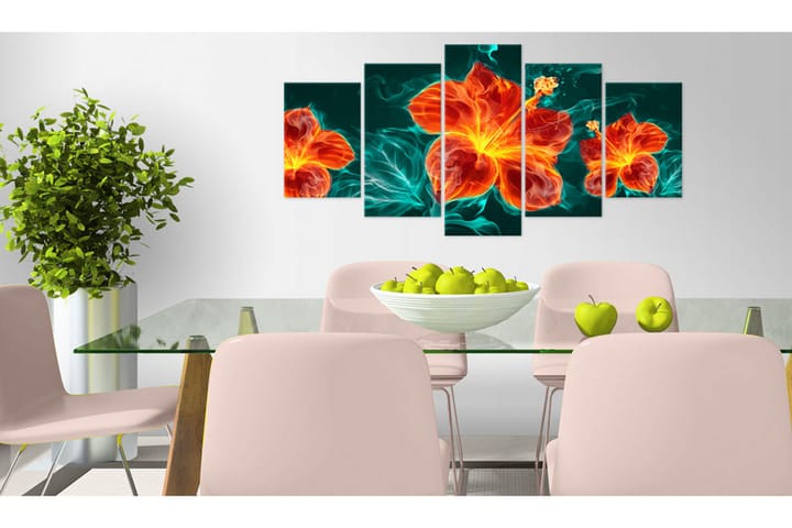 Taulu Flaming Lily 200x100 - Artgeist sp. z o. o. - Sisustustuotteet - Taulu & taide - Canvas-taulu