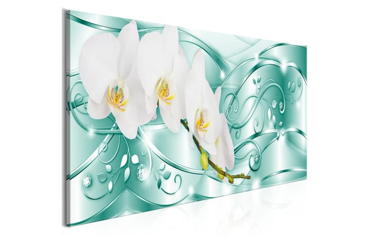 Taulu Flowering 1 Part Narrow Green 120x40 - Artgeist sp. z o. o. - Sisustustuotteet - Taulu & taide - Canvas-taulu