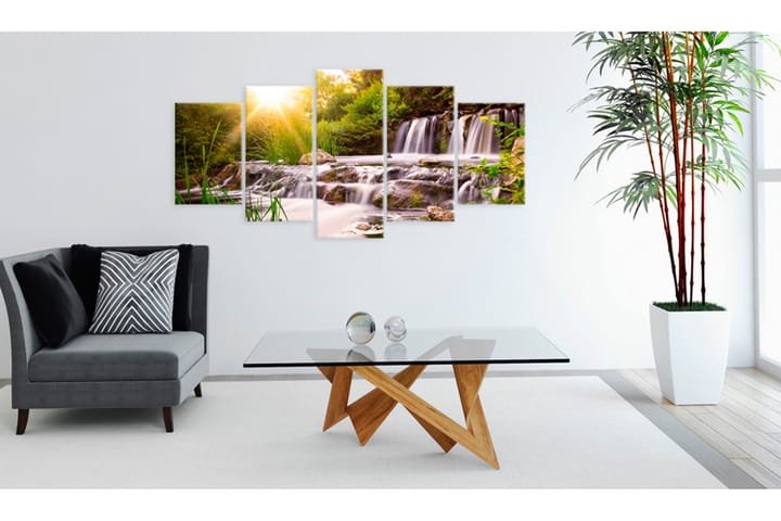 Taulu Forest Waterfall 100x50 - Artgeist sp. z o. o. - Sisustustuotteet - Taulu & taide - Canvas-taulu