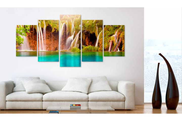 Taulu Forest Waterfall 100x50 - Artgeist sp. z o. o. - Sisustustuotteet - Taulu & taide - Canvas-taulu