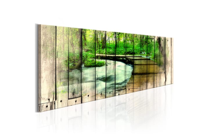 Taulu Forestry Memories 120x40 - Artgeist sp. z o. o. - Canvas-taulu - Seinäkoristeet