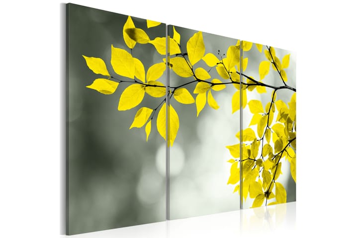 Taulu Gold sprig 90x60 - Artgeist sp. z o. o. - Sisustustuotteet - Taulu & taide - Canvas-taulu