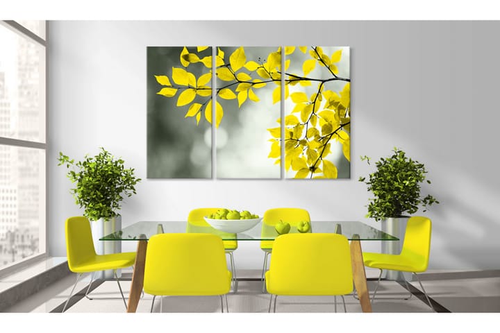 Taulu Gold sprig 90x60 - Artgeist sp. z o. o. - Sisustustuotteet - Taulu & taide - Canvas-taulu