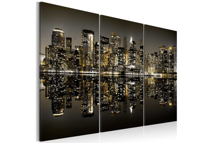 Taulu Golden New York 90x60 - Artgeist sp. z o. o. - Sisustustuotteet - Taulu & taide - Canvas-taulu