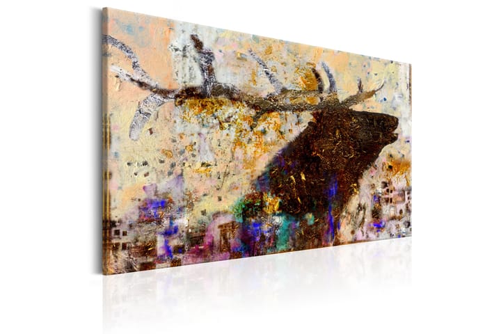 Taulu Golden Stag 120x80 - Artgeist sp. z o. o. - Sisustustuotteet - Taulu & taide - Canvas-taulu