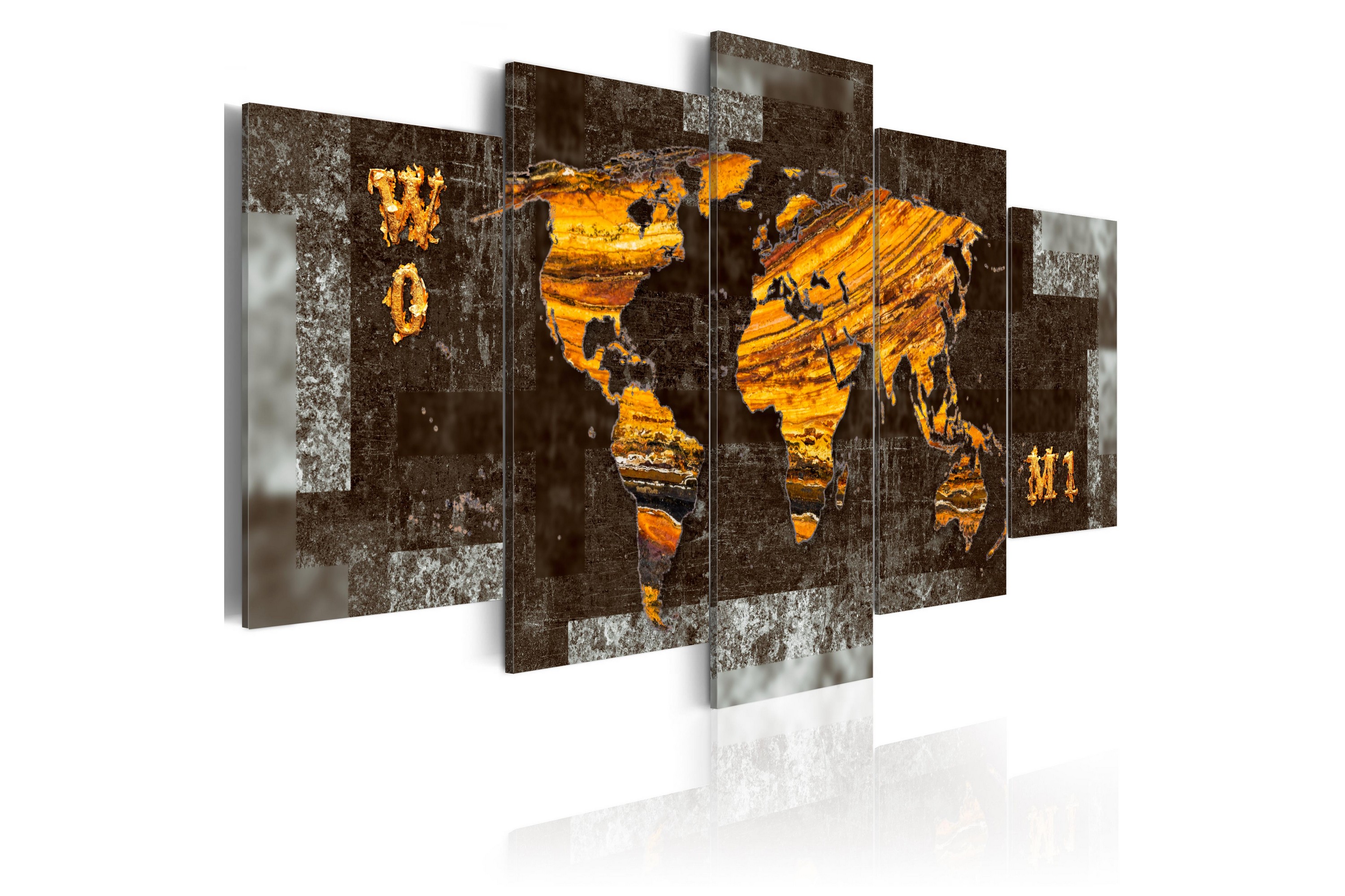 Taulu Hidden Treasure World Map 100x50 - Artgeist sp. z o. o.