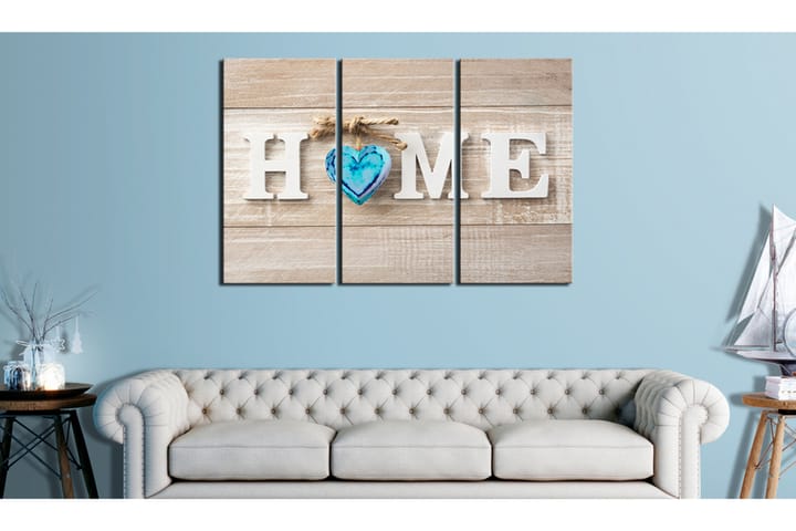 Taulu Home Blue Love 90x60 - Artgeist sp. z o. o. - Sisustustuotteet - Taulu & taide - Canvas-taulu