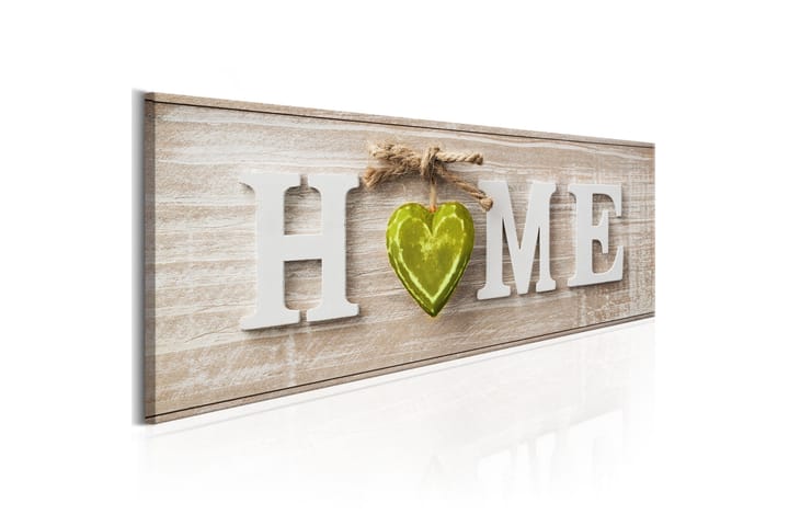 Taulu Home: Green 135x45 - Artgeist sp. z o. o. - Sisustustuotteet - Taulu & taide - Canvas-taulu