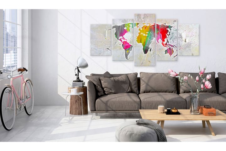 Taulu Illustration Of The World 100x50 - Artgeist sp. z o. o. - Sisustustuotteet - Taulu & taide - Canvas-taulu