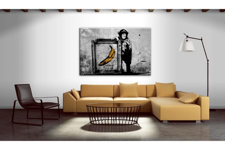 Taulu Inspired by Banksy black and white 120x80 - Artgeist sp. z o. o. - Sisustustuotteet - Taulu & taide - Canvas-taulu