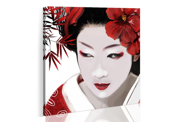 Taulu Japanese Geisha 40x40 - Artgeist sp. z o. o. - Sisustustuotteet - Taulu & taide - Canvas-taulu