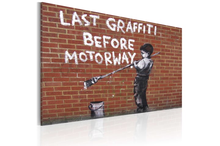 Taulu Last Graffiti Motorway Banksy 60x40Useita eri kokoja - Artgeist sp. z o. o. - Canvas-taulu - Seinäkoristeet