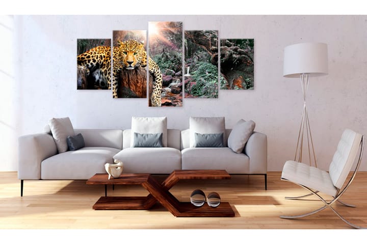 Taulu Leopard Relaxation 100x50 - Artgeist sp. z o. o. - Sisustustuotteet - Taulu & taide - Canvas-taulu