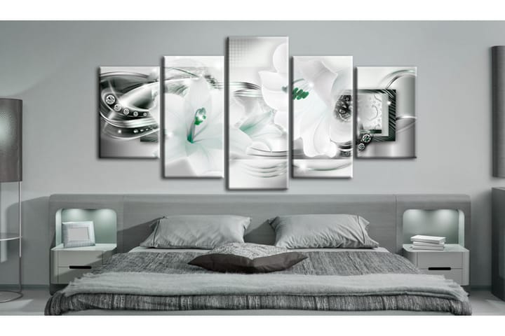 Taulu Lilies With Peppermint Accent 100x50 - Artgeist sp. z o. o. - Sisustustuotteet - Taulu & taide - Canvas-taulu