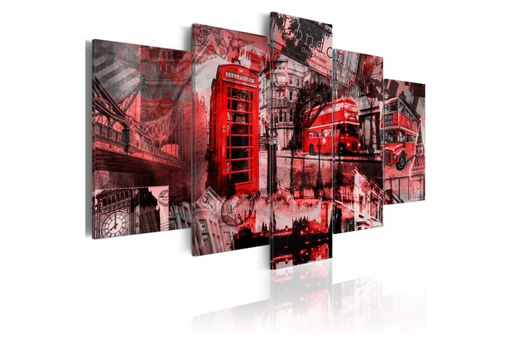 Taulu London Collage 5 St 100x50 - Artgeist sp. z o. o. - Sisustustuotteet - Taulu & taide - Canvas-taulu