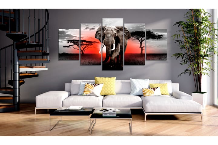 Taulu Lonely Elephant 100x50 - Artgeist sp. z o. o. - Sisustustuotteet - Taulu & taide - Canvas-taulu