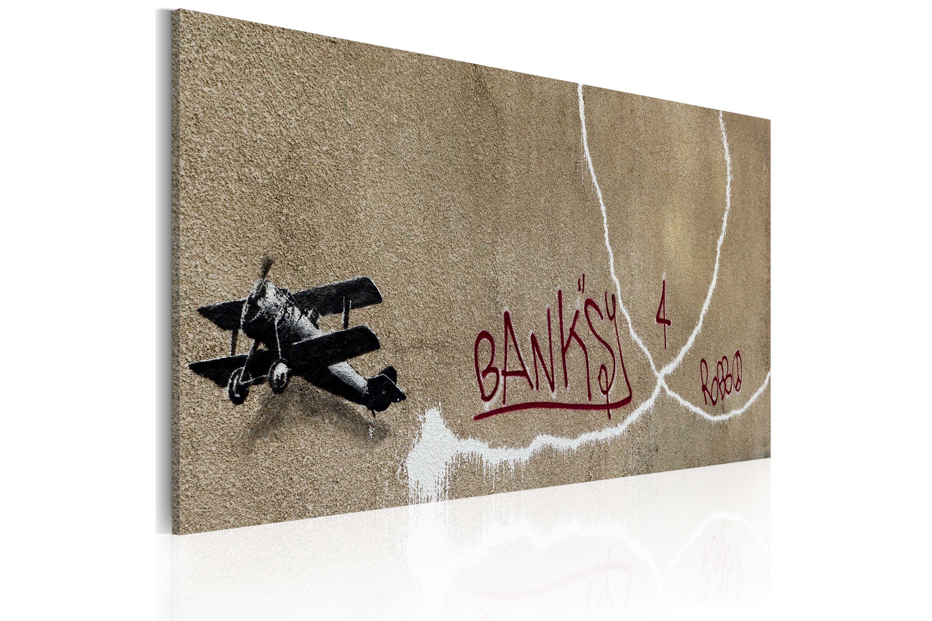 Taulu Love Plane Banksy 60x40 - Artgeist sp. z o. o.