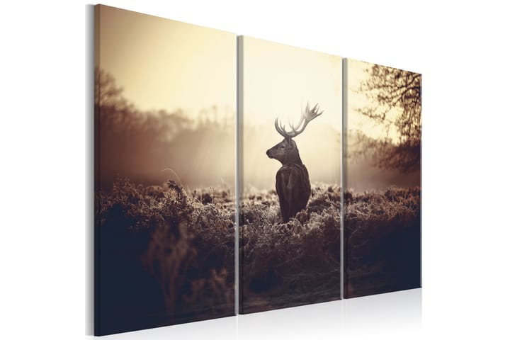 Taulu Lurking Deer 120x80 - Artgeist sp. z o. o. - Canvas-taulu - Seinäkoristeet