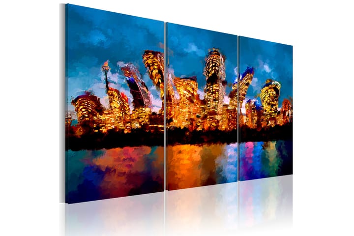 Taulu Mad City Triptych 120x80 - Artgeist sp. z o. o. - Sisustustuotteet - Taulu & taide - Canvas-taulu