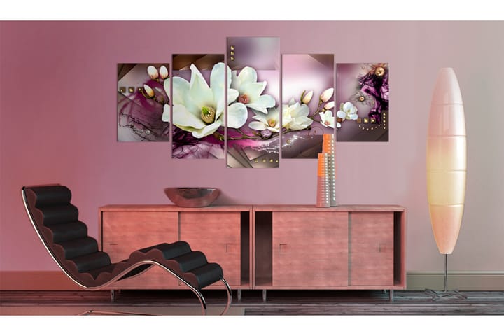 Taulu Magnetic Abstraction With An Orchid 200x100 - Artgeist sp. z o. o. - Sisustustuotteet - Taulu & taide - Canvas-taulu