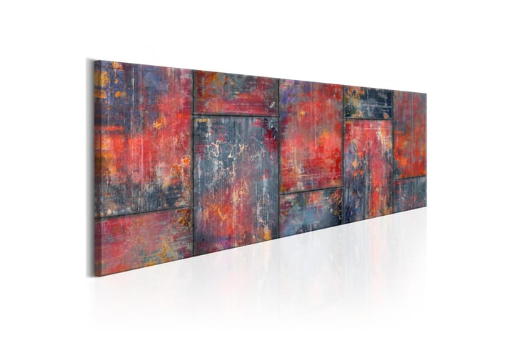 Taulu Metal Mosaic: Red 120x40 - Artgeist sp. z o. o. - Sisustustuotteet - Taulu & taide - Canvas-taulu