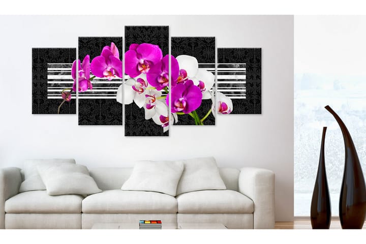 Taulu Modest Orchids 200x100 - Artgeist sp. z o. o. - Sisustustuotteet - Taulu & taide - Canvas-taulu