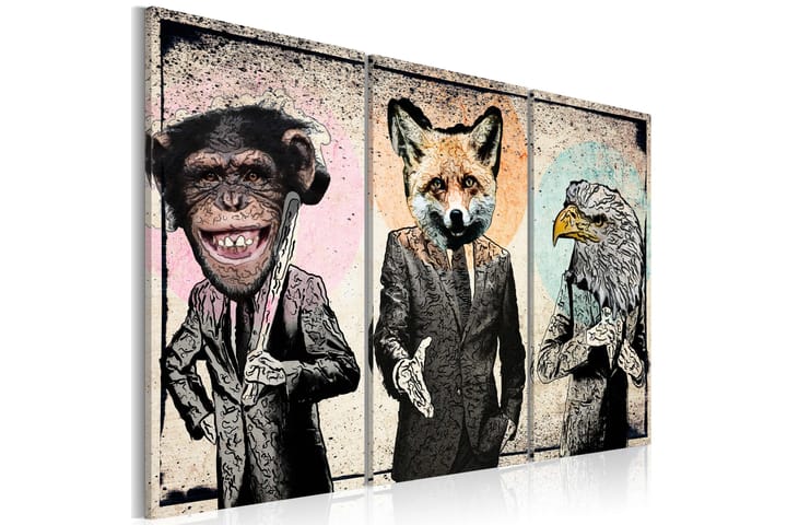 Taulu Monkey Business 120x80 - Artgeist sp. z o. o. - Sisustustuotteet - Taulu & taide - Canvas-taulu