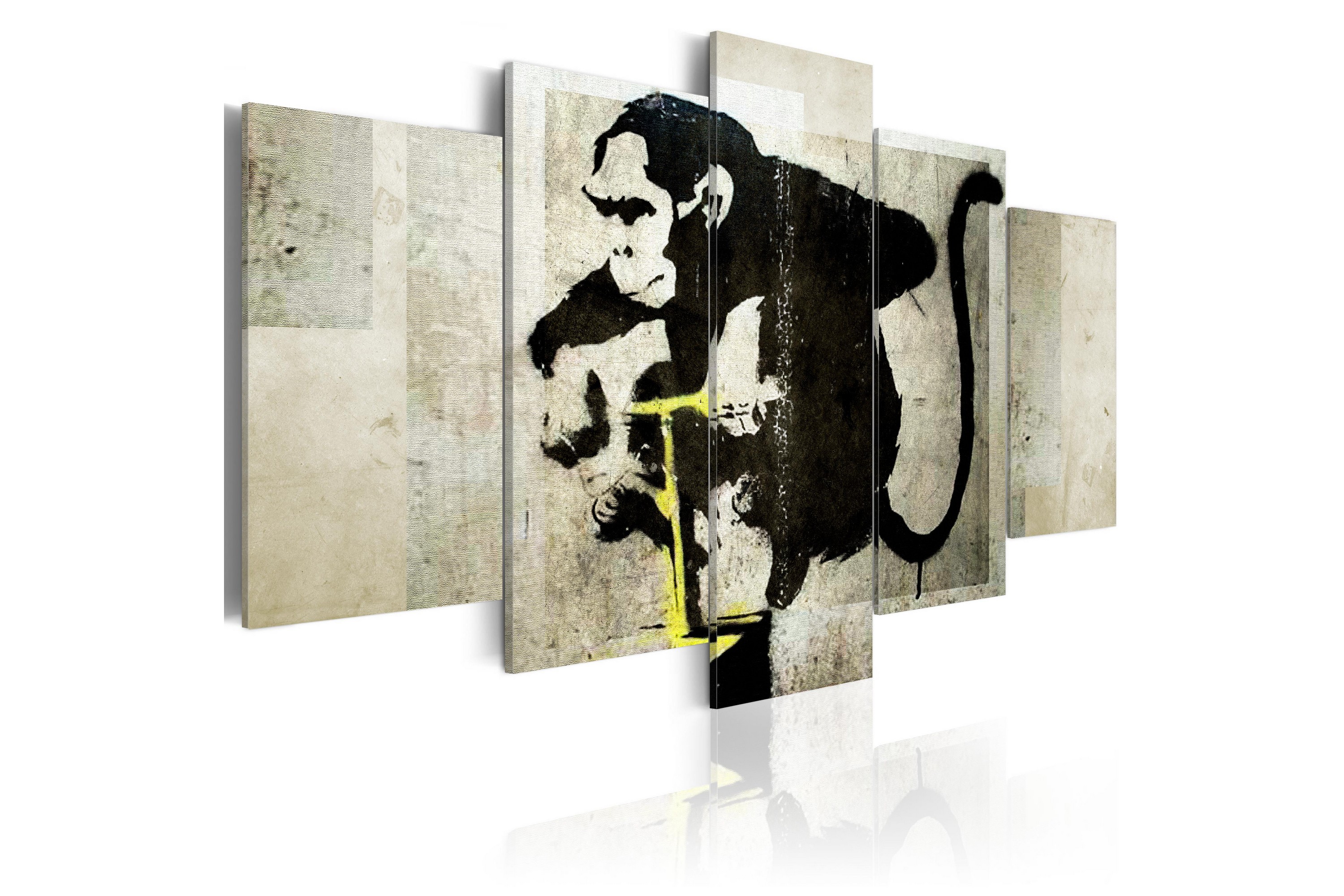 Taulu Monkey Tnt Detonator Banksy 100x50 - Artgeist sp. z o. o.