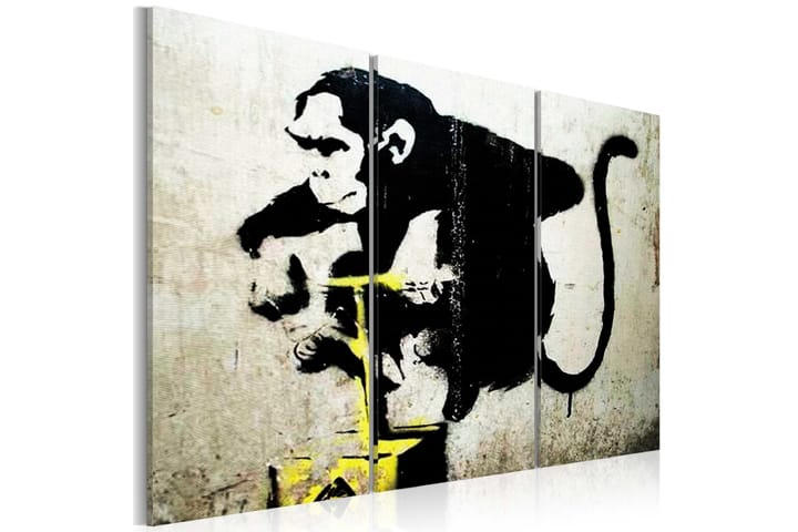 Taulu Monkey Tnt Detonator By Banksy 120x80 - Artgeist sp. z o. o. - Canvas-taulu - Seinäkoristeet